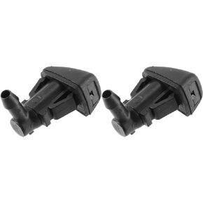 ACROPIX Front Car Windshield Washer Nozzle Wiper Spray Jet Fit for Chevrolet Cruze - Pack of 2 Black