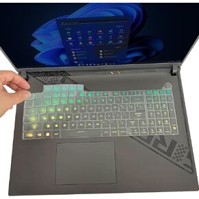 غطاء لوحة المفاتيح لجهاز 2024 2023 ASUS ROG Strix Scar 18/ROG Strix G18 كمبيوتر محمول للألعاب مقاس 18 بوصة، ROG Strix Scar 18 G834 G834JY & ROG Strix G18 G814 G814JI G814JZ G814JU/JV/JYG814JIR/JZR/JVR غطاء لوحة المفاتيح، TPU in Kuwait