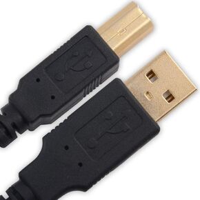 OMNIHIL 8 Feet USB Cable Compatible with Canon Office Products LiDE120 Color Image Scanner