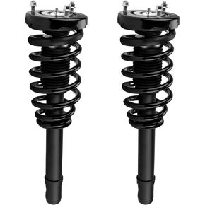 172281 * 2 Front Suspension Strut and Coil Spring Assembly Driver and Passenger Side Replacement for Sonata 2010-2006 2.4/3.3 L FWD 2 PCS