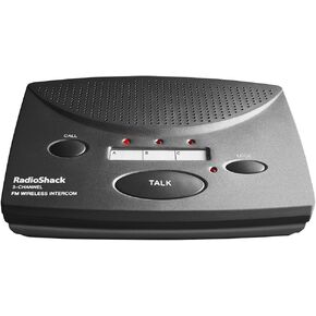 RadioShack Advanced 3-Station/3-Channel FM Wireless Intercom (43-3105)