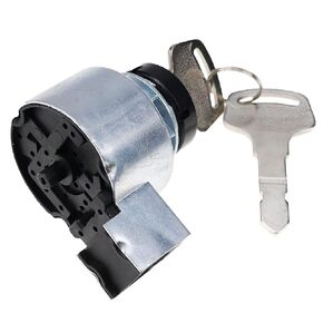 Ignition Switch with 2 Keys SBA385202601 for New Holland Boomer, T, TC Tractor