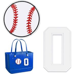 2Pcs Number Charms for Bogg Bag Insert Decorative Bogg Bag Charms, Compatible with Bogg Bag Original All Models, 2Pcs Baseball Charms for Bogg Bag Accessories