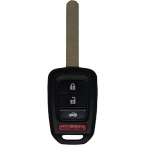 MLBHLIK6-1TA 433 Mhz 4 Button Keyless Entry Remote Key Fob for Honda Accord LX/LXS/Sport 2016-2017 for Honda Civic LX 2016-2020 Replace 35118-T2A-A60