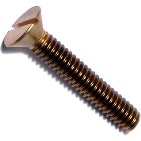 014973128609 Slotted Flat Machine Screws, 1/4-20 x 1-1/2, Piece-10