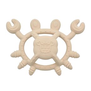 Baby Teether Teething | 100% Food-Grade Silicone Teether Toy for Baby 0-6, 12, 18 Months Infant, Easy to Hold,BPA-Free Little sea Crab teether Toys Blue