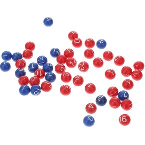 49Pieces 1 to 49 Numbered Plastic Replacement Bingo Balls Raffle Balls, for Bingo Nights, Raffles, and More,Lost Bingo Ball Replacements (Colorful) in Kuwait