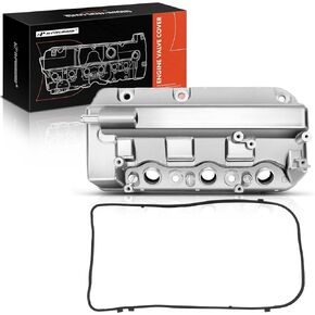 A-Premium Aluminum Rear Engine Valve Cover, with Gasket, Compatible with Honda & Acura Models - 2008-2017 - Accord Crosstour Odyssey Pilot Ridgeline & MDX RDX TL ZDX - V6 3.5L or 3.7L