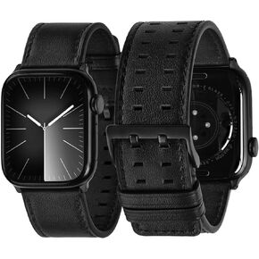 سوار ساعة بديل من سلسلة Tefeca المزدوجة متوافق مع Apple Watch/Apple Watch Ultra