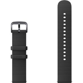 Amazfit Official Smartwatch Replacement Band, 22mm Upcycled Silicone Wristband Strap, Compatible with Amazfit T-Rex 3, Balance, Bip 5, Bip 5 Unity, Cheetah Pro, GTR 4, GTR 3, GTR 3 Pro, Black