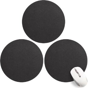 3 Pack Fun Planetary Mouse Pads Earth Moon Mars Cute Mouse Mat for Home Office Work Desk Computer Laptop Travel Small Mousepad 7.9" Soft Smooth Fabric Rubber Base Non-Slip Mousemat