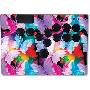 MightySkins Skin Compatible with Razer Kitsune - Prismatic Butterflies | Protective Durable and Unique Vinyl Decal wrap Cover | Easy to Apply | Made in The USA