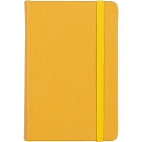 Classic Leather Notebook Writing Journal, Hardcover, Elastic Closure Narrow Ruled Pages, Inspire Collection