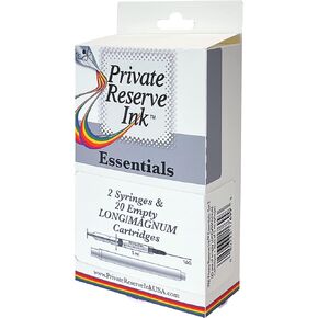 Essentials - Kit 2 (20 pcs of Empty LONG Cartridges + 2 pcs of 5 ml Syringe), Clear (PR6)