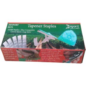 Zenport ZLT2 Tape Tool Compatible Staples (Box of 10,000) (2)
