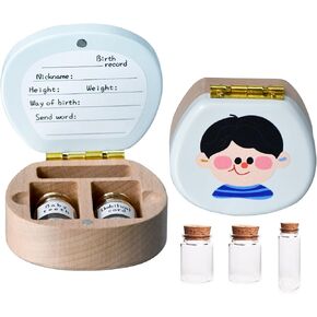 Teeth Keepsake Box,Tooth Fairy Box for Kids,Baby First Tooth Memory Collection Box for Boys And Girls,Lost Teeth Savers Holders for Baby