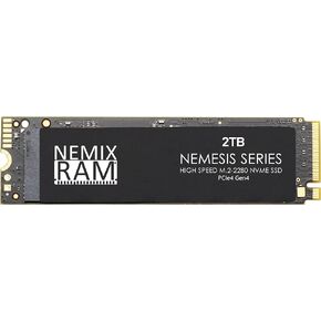 NEMIX RAM 4TB M.2 2280 Gen4 PCIe NVMe SSD Compatible with The MSI B760M Project Zero Motherboard
