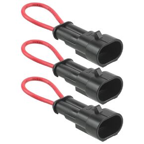 Plug Connectors 3PCS Compatible with Bobcat Compatible with Kioti Tractors Seat Switch Safety Bypass Connection