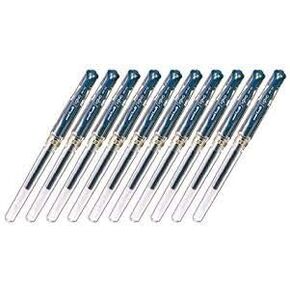 Uni-ball Signo Capped Gel Ink Pen (UM-153) , Bold Point 1.0mm, Blue Black Ink, Value Set of 10