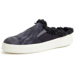 Dearfoams Women's Original Comfort Sport Everly Mule with Faux Fur Cuff