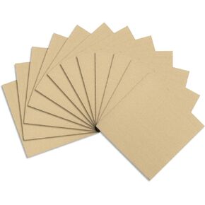 uxcell Corrugated Cardboard Filler Insert Sheet Pads 3-Layer 3mm x 8-Inch x 8-Inch for Packing, Mailing, and Crafts 12pcs