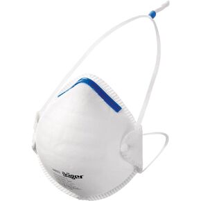 Dräger X-plore 1350 N95 Particulate Respirator, 20 Pack, Size M/L, NIOSH-Certified, Disposable Dust Mask, Adjustable Head Harness, Low Breathing Resistance