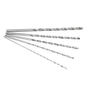 5PCS Steel Straight Shank Twist Drill Bits,Extra Long HighSpeed Twist Drill Bits Set for Wood,Aluminum, Plastics