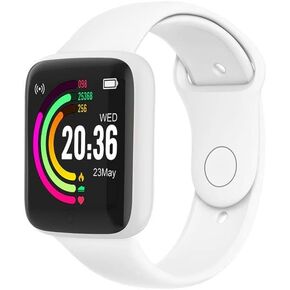 Smart Watch with Heart Rate, Blood Pressure & Oxygen Monitor, Color Screen, Fitness Tracker (250, Black), medium