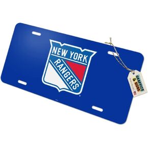 GRAPHICS & MORE New York Rangers Logo Novelty Metal Vanity Tag License Plate