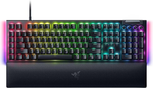 Razer BlackWidow V4 X Mechanical Gaming Keyboard: Yellow Switches Linear & Silent - 6 Macro Keys - Chroma RGB - Doubleshot ABS Keycaps - Sound Dampening & Stabilizers - Fortnite Edition (Renewed) in Saudi Arabia