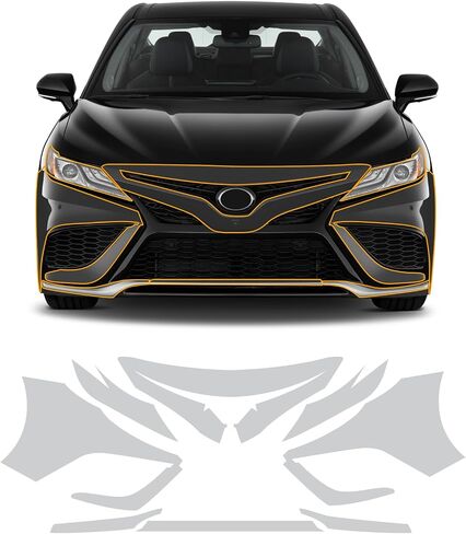 for 2021-2024 Toyota Camry SE XSE Edition PPF Precut Car Paint Protective Film Self Healing TPU HD Film Scratch Protector Exterior Accessories (Hood + Fender 3Pcs) in Saudi Arabia