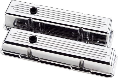 Billet Specialties 95220 Polished Ball Milled Tall Valve Cover for Small Block Chevy in Saudi Arabia
