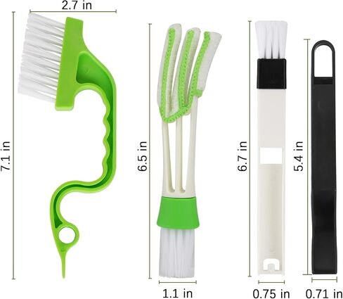 Trycooling Hand-held Groove Gap Cleaning Tools Door Window Track Kitchen Cleaning Brushes (Random Color-Blue, Green, Pink) (1 Pc) in Saudi Arabia
