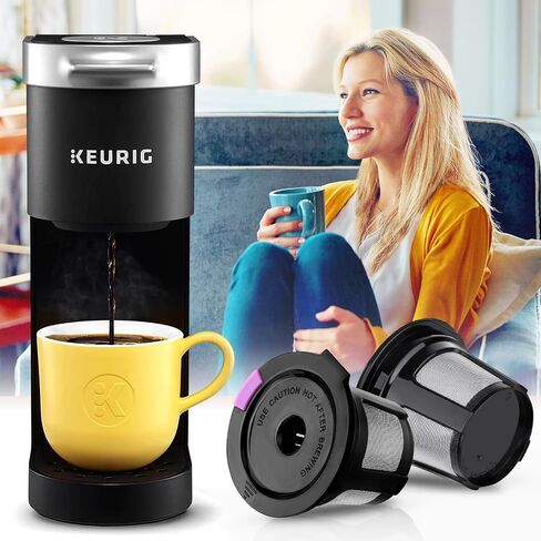 Reusable K Cups for K-eurig, 8 Pack K Cup Reusable Coffee Pods, Universal Reusable K Cup for K-eurig 1.0 and 2.0, Refillable K Cup Coffe Pods BPA Free in Saudi Arabia
