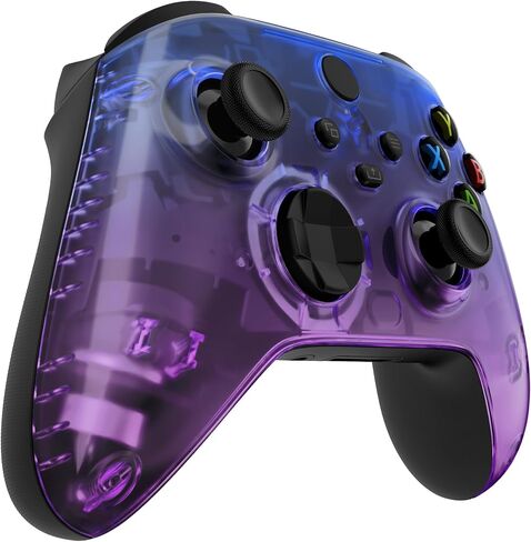 غلاف بديل للغاية لوحدة تحكم Xbox Series X|S، قم بتخصيص التحكم الخاص بك - لوحة أمامية مخصصة متدرجة شفافة Bluebell لوحدة التحكم اللاسلكية Xbox in Saudi Arabia