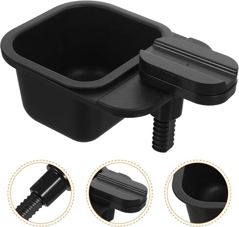 Alipis Table Mount Trash Can 2pcs للتدوير كليب على سلة المهملات، مكتب صغير معلق سلة المهملات، سلة مهملات صغيرة، لوحة ماكياج، حامل القمامة لعداد المطبخ مقصوص تحت الطاولة in Kuwait
