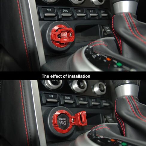 Push Start Button Cover Press Car Engine Start Stop Button Cover Push to Start Button Cover Ignition Protective Anti-Scratch Universal Button Decoration Protector in Saudi Arabia