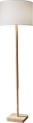 مصباح أرضي Adesso Home 4093-12 Transitional One Light من مجموعة Ellis باللون البرونزي/الداكن، طبيعي in Saudi Arabia
