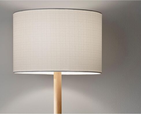 مصباح أرضي Adesso Home 4093-12 Transitional One Light من مجموعة Ellis باللون البرونزي/الداكن، طبيعي in Saudi Arabia