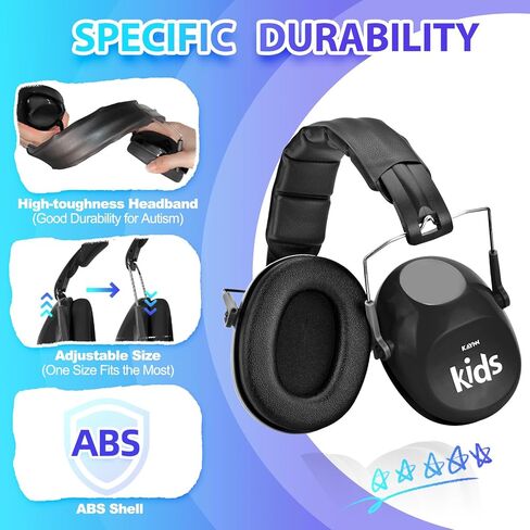032 حماية الأذن للأطفال من الضوضاء - سماعات رأس بخاصية إلغاء الضوضاء بقدرة 28 ديسيبل SNR للحفلات الموسيقية وسماعات الرأس الحسية للتوحد in Kuwait