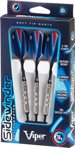 Viper Sidewinder 80% Tungsten Soft Tip Darts, 18 Grams in Saudi Arabia