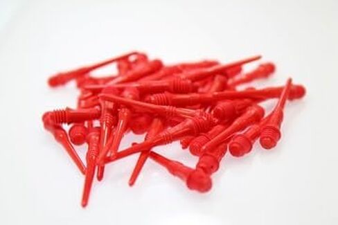 L-Style Dart Tips: Lippoint USA - 2BA Standard Thread - Plastic Soft Dart Point Replacements (50 Pack) - Blue in Saudi Arabia