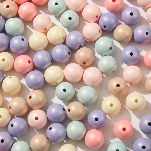 16mm Acrylic Beads Multicolor Beads Pen Beads Bubblegum Beads DIY Beading Hairband Bracelets Necklace Craft for DIY Jewelry Making (Double Cloud) in Saudi Arabia