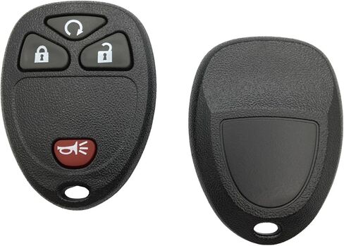 Remote Car Key Fob Cover Case Replacement fit for Buick/Chevy Avalanche Equinox Express Silverado Traverse/GMC Sierra/Pontiac Torrent Keyless Entry Key Fob Shell (3 Button) in Saudi Arabia