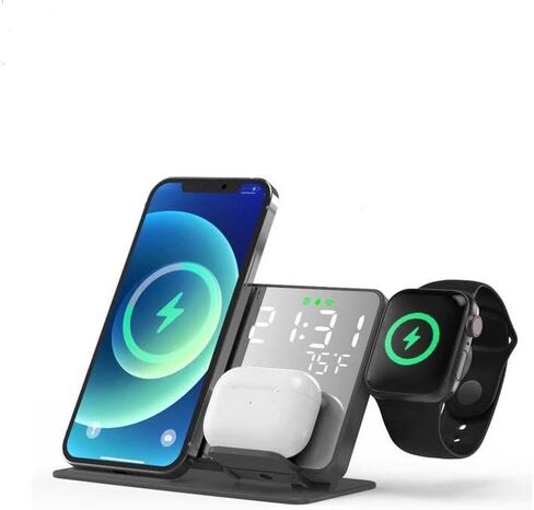 Wireless Charger Station & Alarm Clock in Saudi Arabia