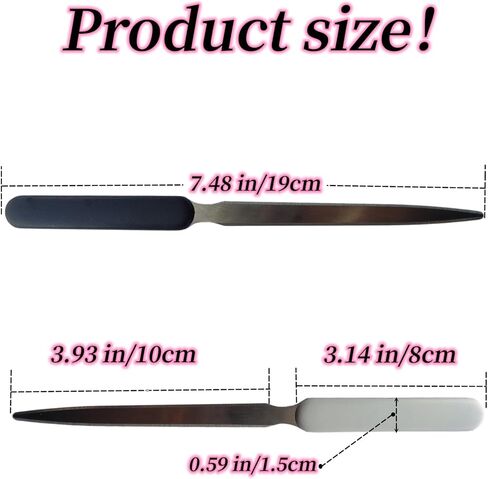 2 Pcs Letter Opener Letter Opener Stainless Steel Lightweight Hand Envelope Slitter Stainless Steel Blade Ergonomic Handle Office Letter Opener Envelope Slitter School Office in Kuwait