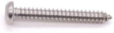 مسامير M5 × 40 مم بغطاء رأس مقبس ذاتي التنصت، 304 براغي خشبية من الفولاذ المقاوم للصدأ 18-8، براغي معدنية خشنة كاملة من الصفائح المعدنية، عبوة من 30 قطعة in Kuwait