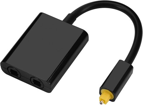 Zeroone Digital Toslink Fiber Optical Splitter، 1 في 2 خارج Toslink كابل محول الصوت البصري الرقمي in Saudi Arabia