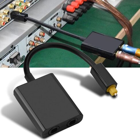 Zeroone Digital Toslink Fiber Optical Splitter، 1 في 2 خارج Toslink كابل محول الصوت البصري الرقمي in Saudi Arabia
