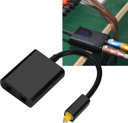 Zeroone Digital Toslink Fiber Optical Splitter، 1 في 2 خارج Toslink كابل محول الصوت البصري الرقمي in Saudi Arabia